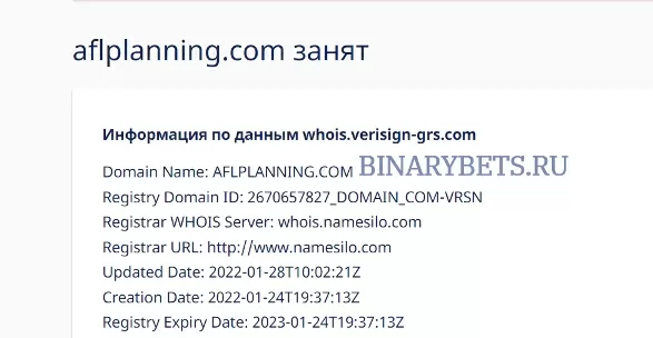 AFLPlanning – ЛОХОТРОН. Реальные отзывы. Проверка