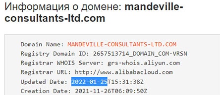 Брокер Mandeville Consultants Limited – оставь надежду на доход всяк сюда входящий.