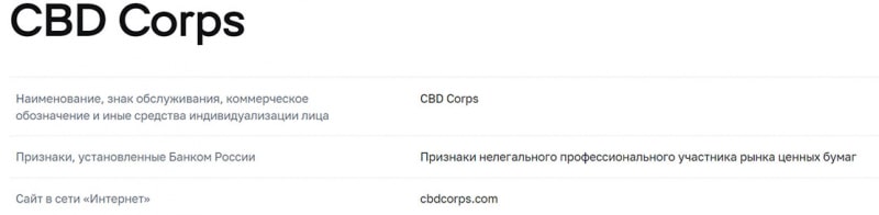 CBD Corps - быстро облапошит вас и разведет? Отзывы и мнение.