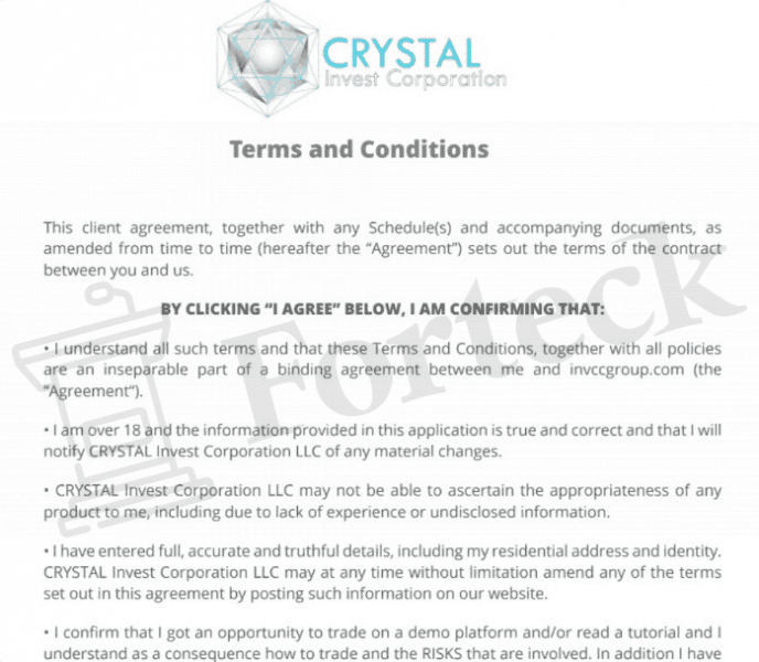 Crystal Invest Corporation – липовый брокер вышел на охоту