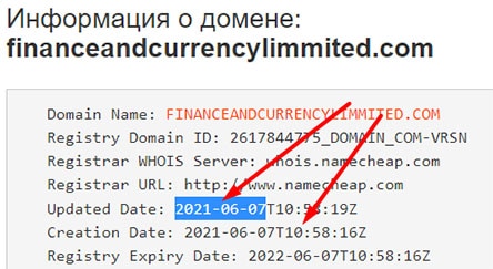 Finance and Currency Limited — обзор и отзывы от пользователей.