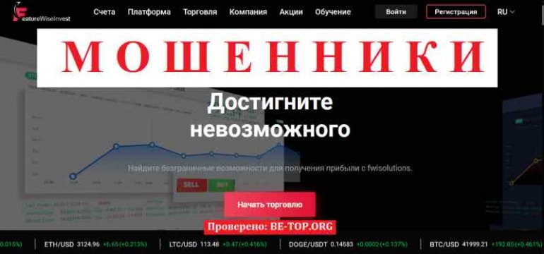 Fwisolutions МОШЕННИК отзывы и вывод денег