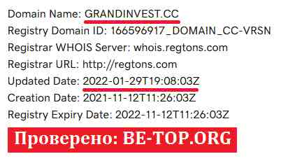 Grandinvest МОШЕННИК отзывы и вывод денег