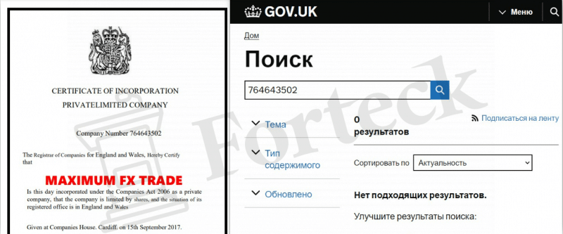Maximum FX Trade – еще один свежайший брокерский лохотрон