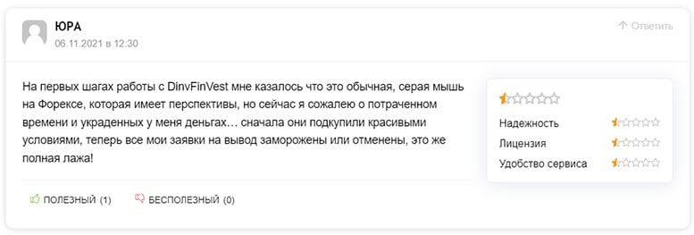 Обзор брокера Difinvest. Можно ли ему доверять? Опасный проект и мнение.