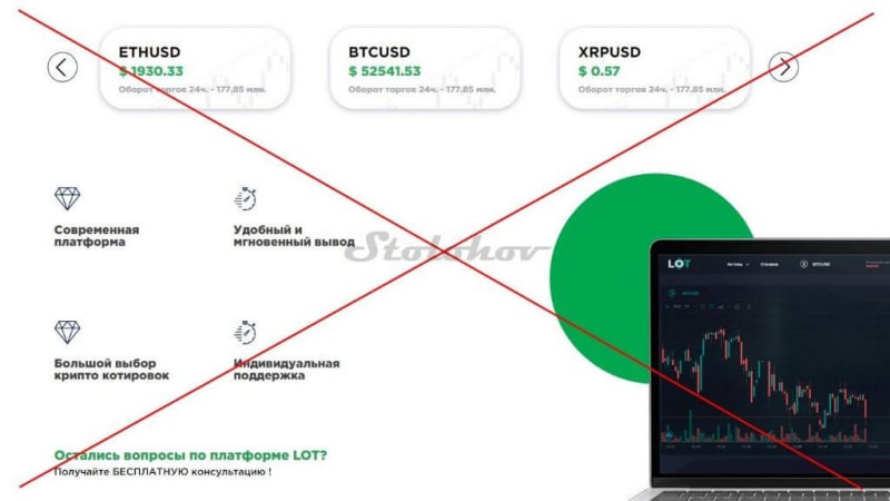 Отзыв о брокере Lot.Capital — проекте самых ленивых мошенников