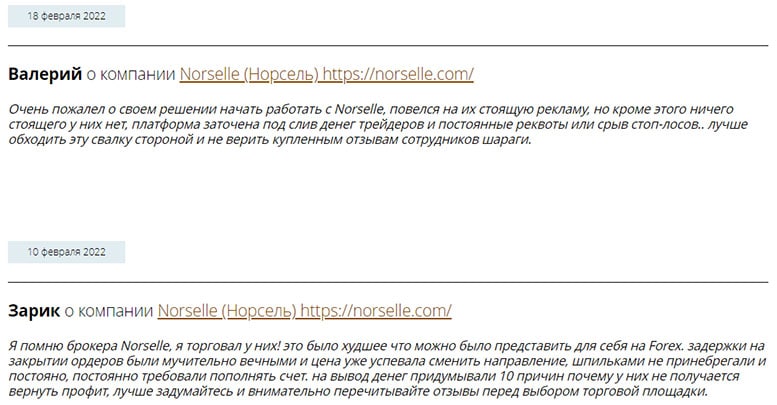 Почему не стоит доверять компании Norselle. Обзор и отзывы.