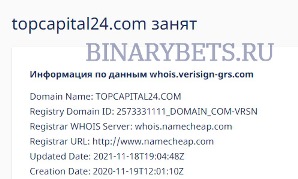 Top Capital 24 – ЛОХОТРОН. Реальные отзывы. Проверка