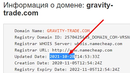 Брокер Gravity Trade. Обзор проекта с признаками лохотрона. Отзывы.