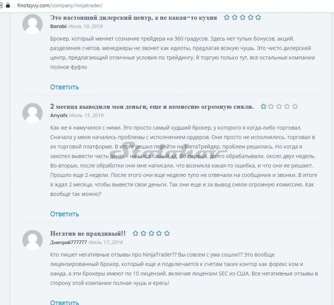 NinjaTrader: отзывы о брокере и обзор платформы