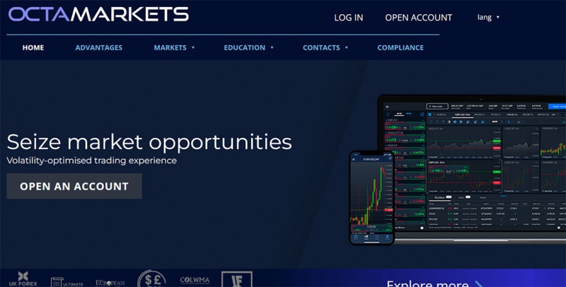 Обзор мошеннического проекта OctaMarkets, и отзывы бывших клиентов.