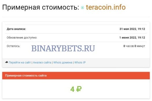 Teracoin – ЛОХОТРОН. Реальные отзывы. Проверка