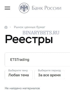 ETSTrading – ЛОХОТРОН. Реальные отзывы. Проверка