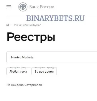 Hantec Markets– ЛОХОТРОН. Реальные отзывы. Проверка