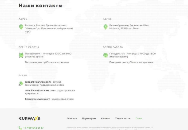 Полная проверка брокера Eurwaxs LTD: изучение сайта, документов и отзывов инвесторов