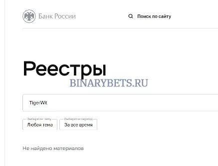 TigerWit – ЛОХОТРОН. Реальные отзывы. Проверка