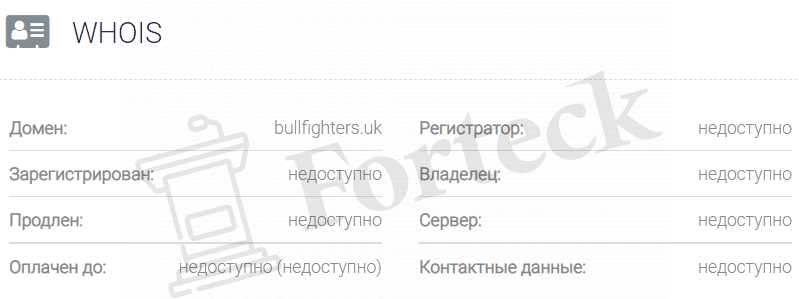 BullFighters – типичный брокер однодневка
