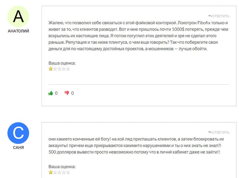 Fibofix: можно ли доверить денежные средства или очередной лохотрон?