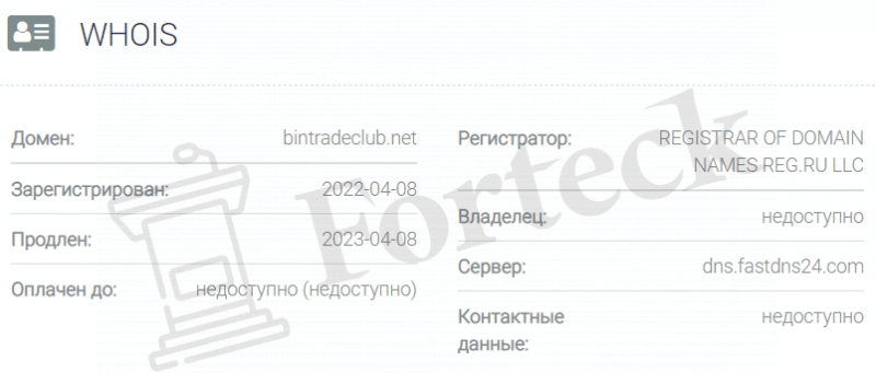BinTradeClub – брокер, ворующий деньги