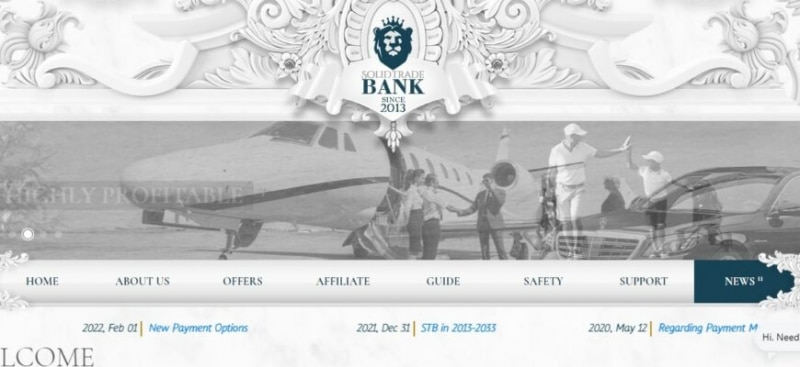 Solid Trade Bank (Солид Трейд Банк, solidtradebank.com)