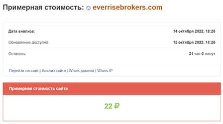 EverriseBrokers - опасный проект? Стоит ли доверять или снова лохотрон и развод?