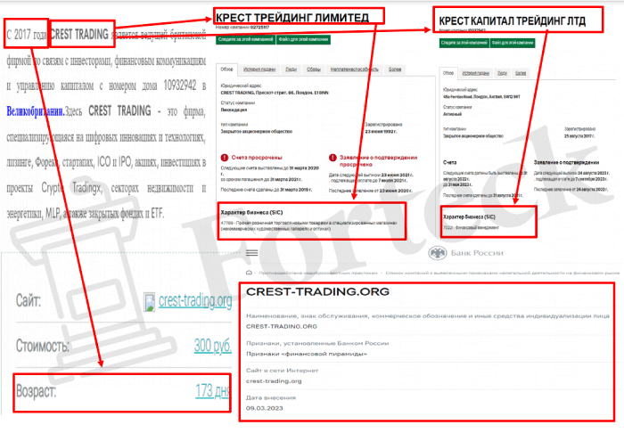 CREST TRADING Limited (crest-trading.org) пирамида под видом инвестиционной компании!