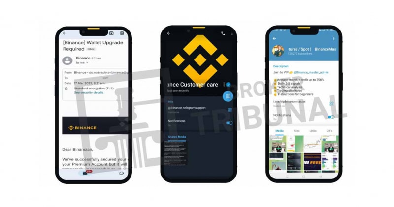 Как мошенники обманывают от лица Binance и Trust Wallet