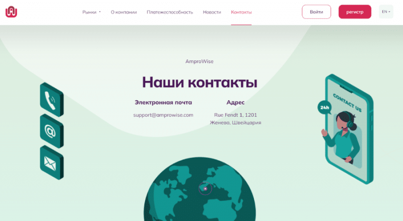 AmproWise (amprowise.com) лжеброкер! Отзыв Forteck