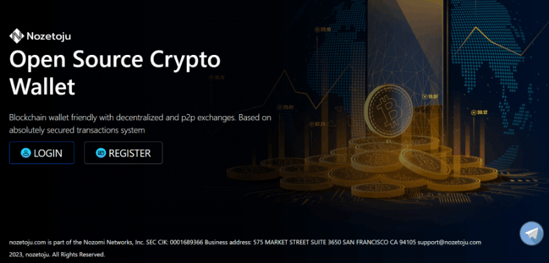 Nozetoju (nozetoju.com) очередной криптокошелек от серийных мошенников!