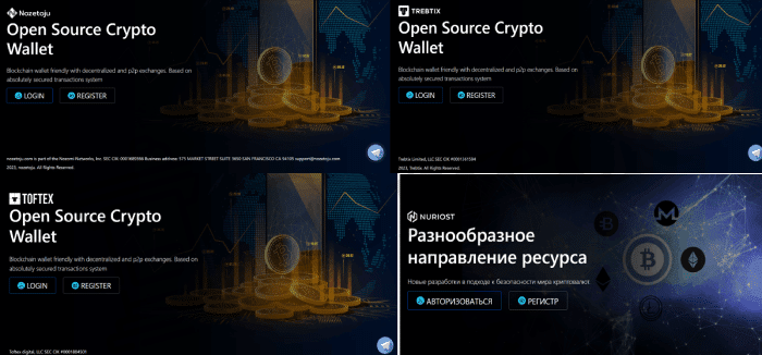 Nozetoju (nozetoju.com) очередной криптокошелек от серийных мошенников!