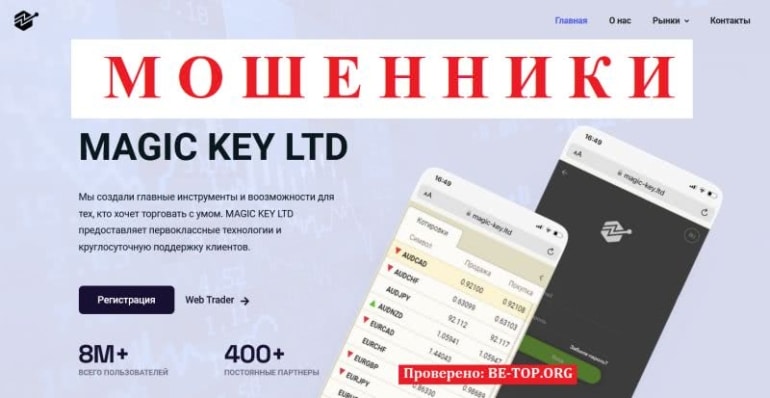 Пострадавшие клиенты MAGIC KEY LTD - отзывы, вывод средств, обзор