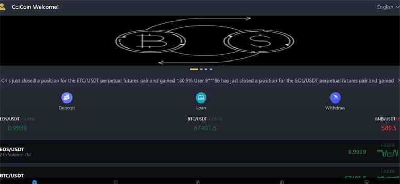 Остерегаемся. CclCoin (h5.cclcoin.com) — очередной банальный СКАМ брокер. Можно ли вернуть финансы. Отзывы инвесторов