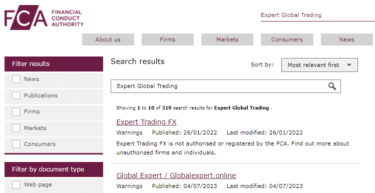 Проект Expert Global Trading — отзывы, разоблачение