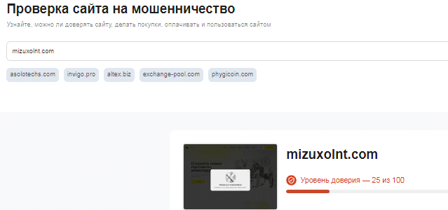 Проект Mizu Xolnt — отзывы, разоблачение