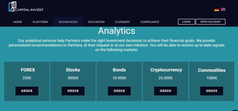 Capital Invest (Капитал Инвест, capitalinvestpartners.de)