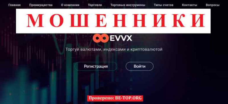 EVVX Invest МОШЕННИК отзывы и вывод денег