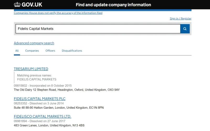 Fidelis Capital Markets