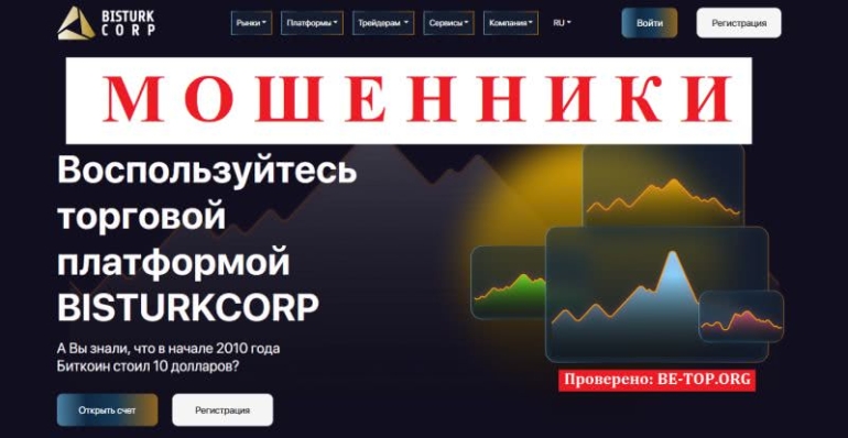 МОШЕННИК BISTURKCORP: обзор сайта, отзывы и вывод денег