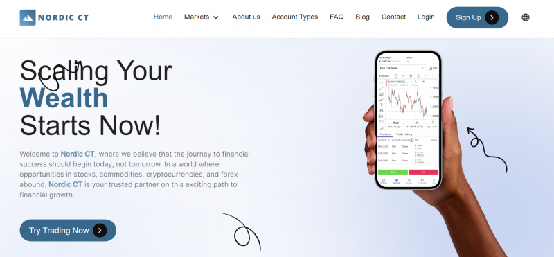 Nordic CT (nordic-ct.com), отзывы клиентов о компании в 2024 году. Как вернуть деньги?