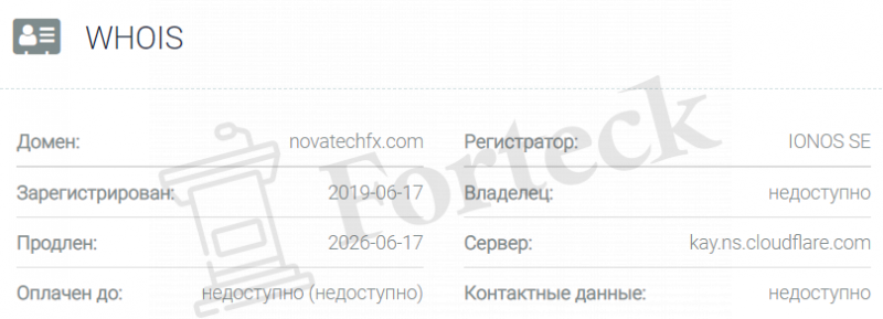 NovaTech – очередной черный брокер