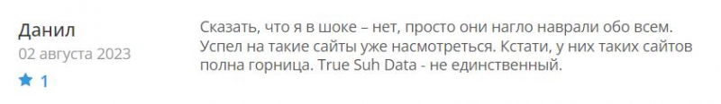 Обзор инвестиционной компании True Suh Data - уже не первый клон-лохотрон и однозначно развод.