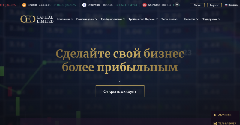 Остерегаемся. Стоит ли доверять брокеру Ced capital limited? Отзывы, возврат средств.