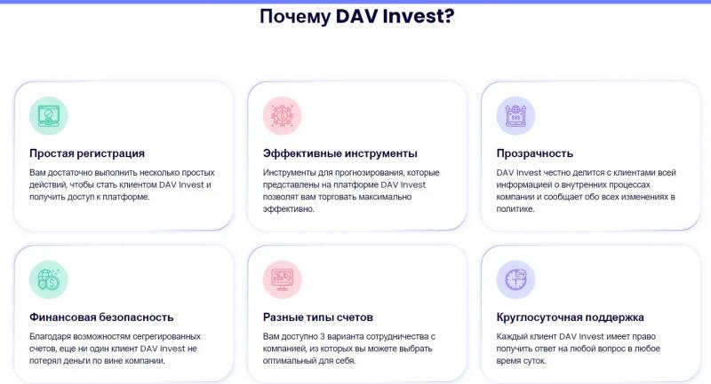 Отзывы о брокерской организации DAV Invest