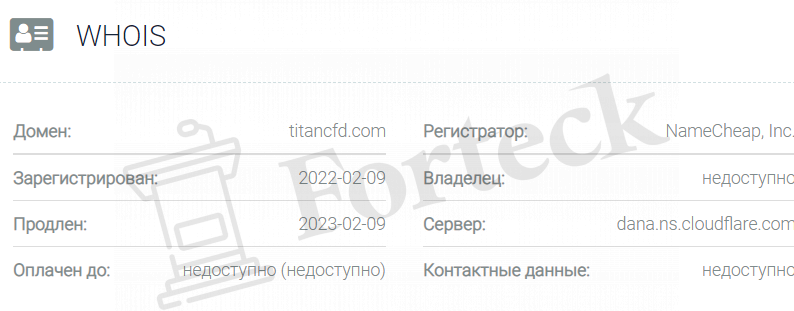 Titancfd – свежий брокер обманщик