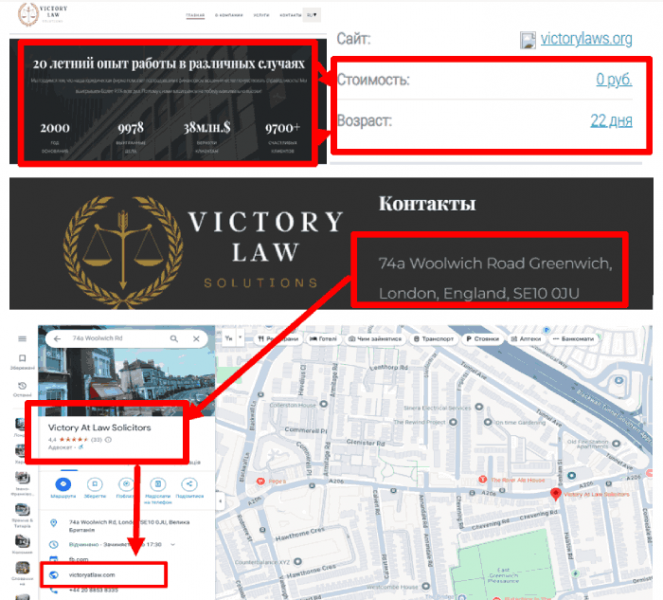 Victory Law Solutions (victorylaws.org) обманывают с возвратом денег!